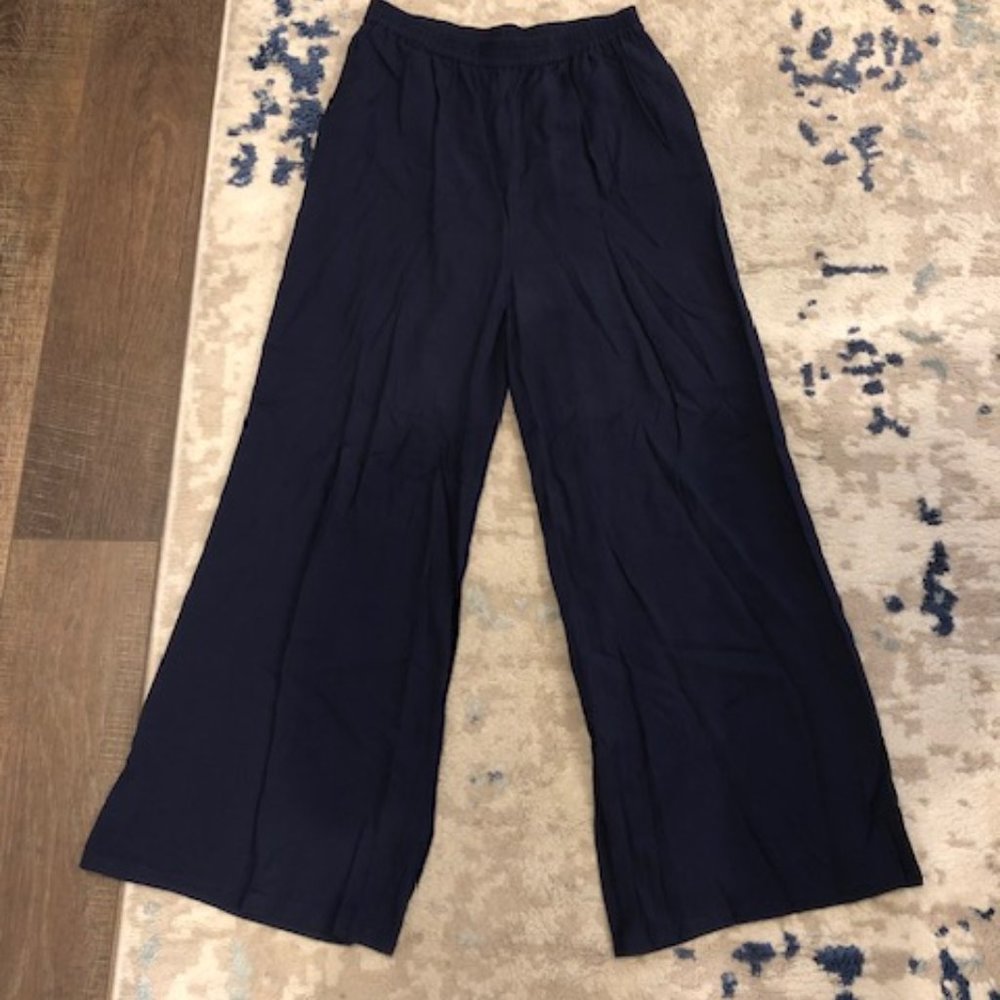 Modcloth Women's Wide Leg Pants Navy Size L